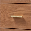 Pemberly Row Mid-Century 6-Drawer Wood Dresser in Ash Walnut
