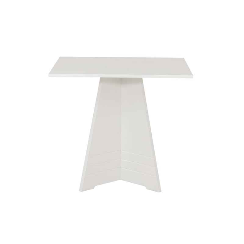 Pemberly Row 3-Piece Storage Nook Set with Bench and Table in White
