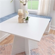 Pemberly Row 3-Piece Storage Nook Set with Bench and Table in White