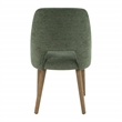 Pemberly Row 2 Dining Chairs in Pine Fabric with Medium Oak Legs