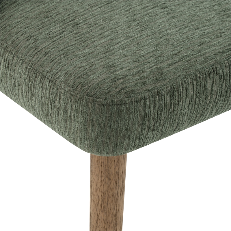 Pemberly Row 2 Dining Chairs in Pine Fabric with Medium Oak Legs