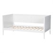 Pemberly Row Twin Daybed with Wraparound Frame and Geometric Overlay