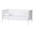 Pemberly Row Twin Daybed with Wraparound Frame and Geometric Overlay