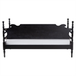 Pemberly Row Wood Twin Daybed with Turned Spindle Posts in Black