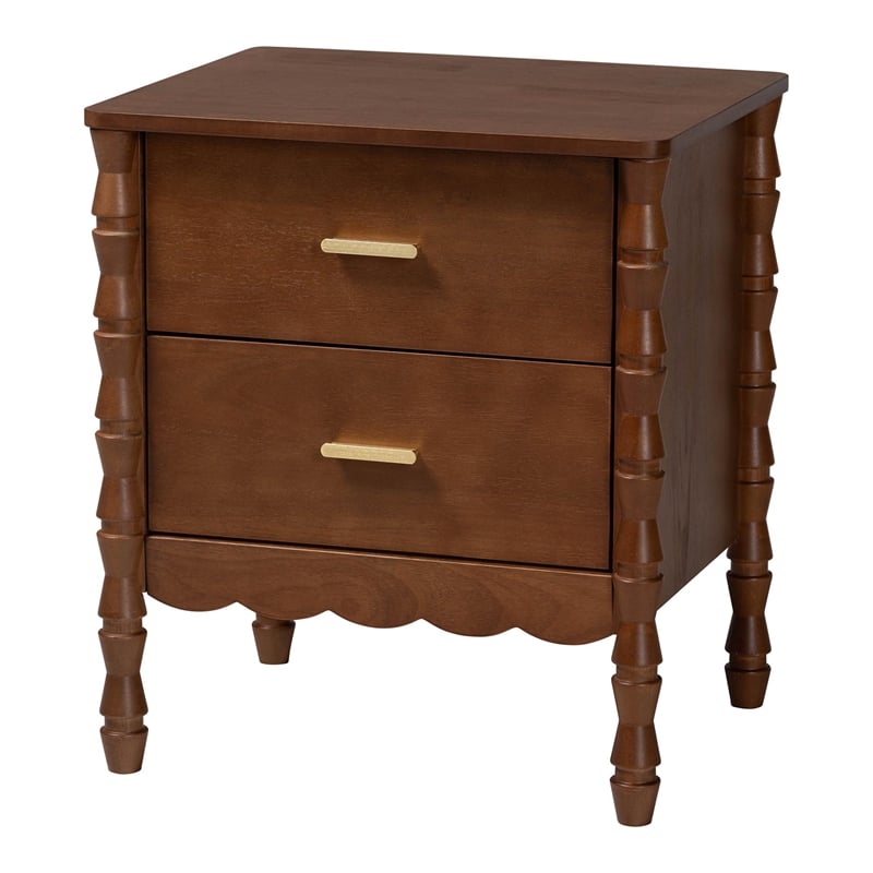 Pemberly Row 4-Piece Wood Queen Bedroom Set with 2 Nightstands