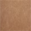 Pemberly Row 5-Piece Faux Leather Dining Set with Glass Table in Tan/Espresso