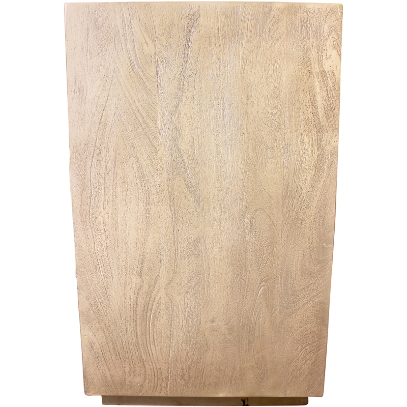 Pemberly Row Flagstaff Solid Mango Wood 6-Drawer Dresser in Natural