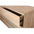 Pemberly Row Flagstaff Solid Mango Wood 6-Drawer Dresser in Natural