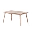 Pemberly Row 5-Piece Wood Dining Set in White Ash Finish