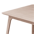 Pemberly Row 5-Piece Wood Dining Set in White Ash Finish