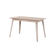 Pemberly Row 5-Piece Wood Counter Height Dining Set in White Ash