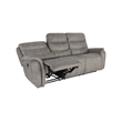 Pemberly Row 2-Piece Fabric Manual Reclining Living Room Set in Gray