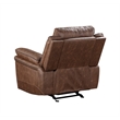 Pemberly Row 3-Piece Fabric Power Living Room Set in Brown Polyester