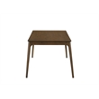 Pemberly Row 7-Piece Wood Dining Table Set with Blue Upholstery