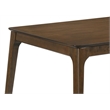 Pemberly Row 7-Piece Wood Dining Table Set with Blue Upholstery