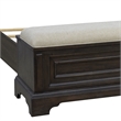 Pemberly Row King Storage Bed Mantel-Style in Brown Wood Finish