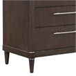Pemberly Row 8-Drawer Dresser Neoclassic Style in Piano Brown Wood