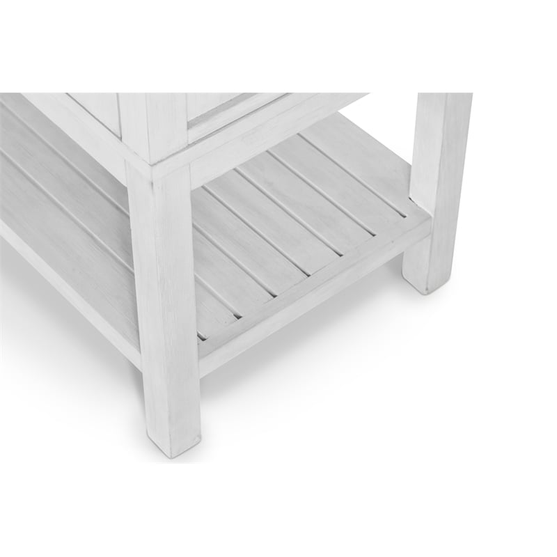 Pemberly Row 2-Door 3-Drawer Spruce Wood Credenza in White Finish