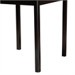 Pemberly Row Espresso Brown Counter Height Pub Table with Square Top