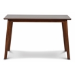 Pemberly Row 5-Piece Mid-Century Wood Dining Set in Dark Gray