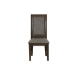 Pemberly Row 5-Piece Solid Wood Dining Set with Upholstered Seats in Walnut