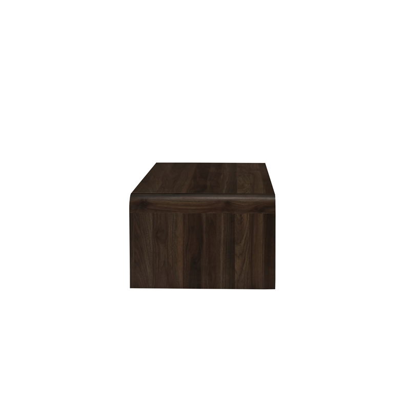 Pemberly Row 3-Piece Wood Cocktail and End Table Set in Walnut