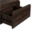 Pemberly Row 3-Piece Wood Cocktail and End Table Set in Walnut