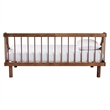 Pemberly Row Mid-Century Modern Walnut Wood Twin Daybed with Slats