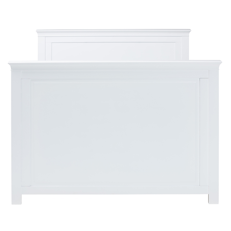 Pemberly Row White Traditional Rubberwood Twin Daybed with Inset Panels