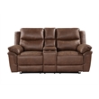 Pemberly Row 2-Piece Polyester Loveseat and Sofa Set in Brown