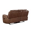 Pemberly Row 2-Piece Polyester Loveseat and Sofa Set in Brown