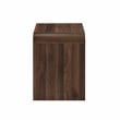 Pemberly Row 1-Drawer End Table in Engineered Walnut Wood 21.6 in Wide