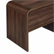 Pemberly Row 1-Drawer End Table in Engineered Walnut Wood 21.6 in Wide