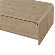 Pemberly Row 3-Piece Cocktail Table and End Tables in Natural Wood Finish