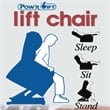 Pemberly Row Buckner Power Lift Assist Recliner in Burgundy Polyester Fabric