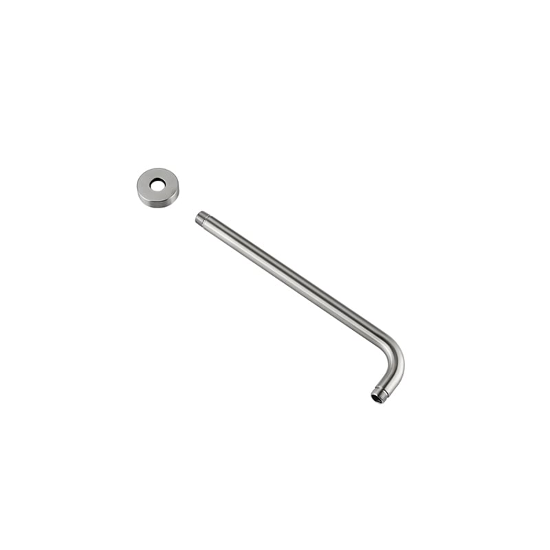 Pemberly Row Brass Shower Faucet System in Brushed Nickel