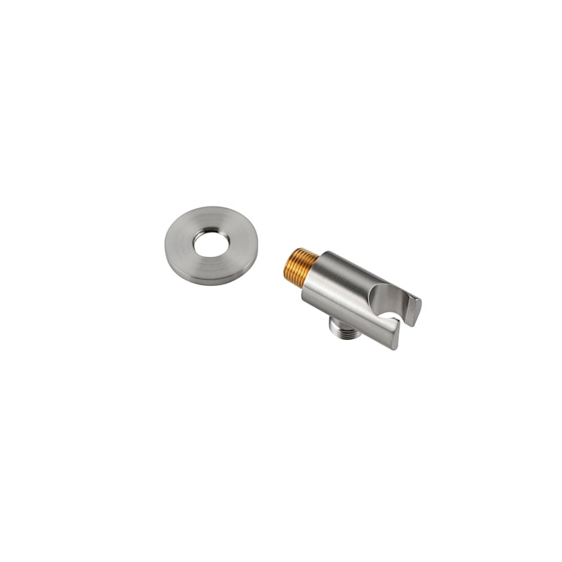 Pemberly Row Brass Shower Faucet System in Brushed Nickel