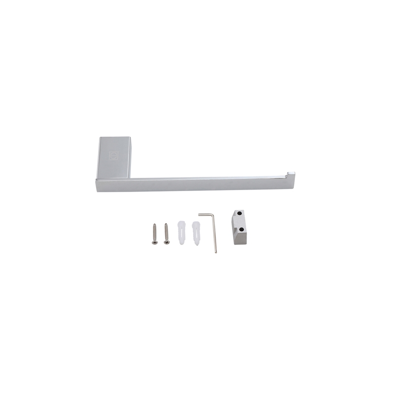 Pemberly Row 4-Pc Bathroom Hardware Set in Chrome Finish