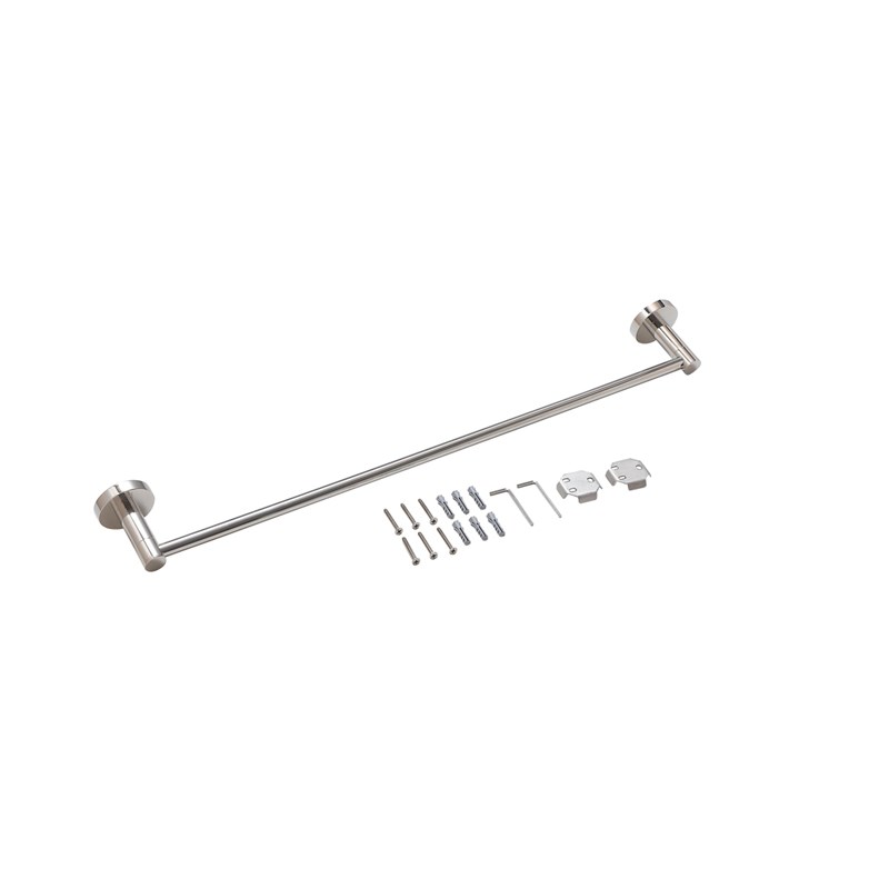Pemberly Row 3-Pc Stainless Steel Bathroom Hardware Set in Chrome