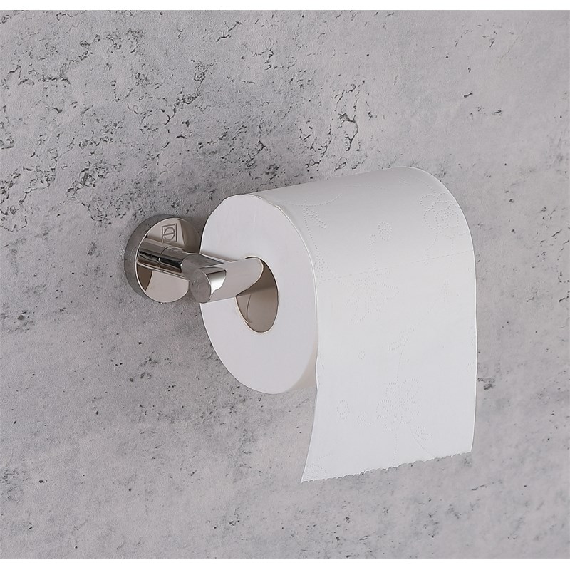Pemberly Row 3-Pc Stainless Steel Bathroom Hardware Set in Chrome