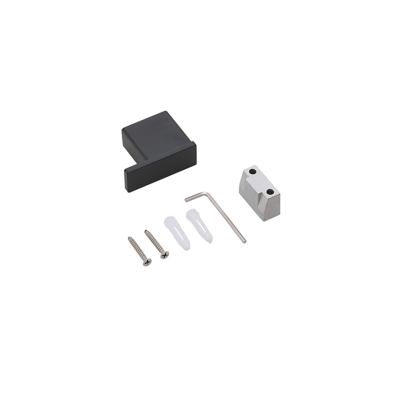 Pemberly Row 3-Pc Stainless Steel Bathroom Hardware Set in Black