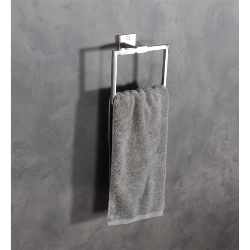Pemberly Row 3-Pc Stainless Steel Bathroom Set in Brushed Nickel