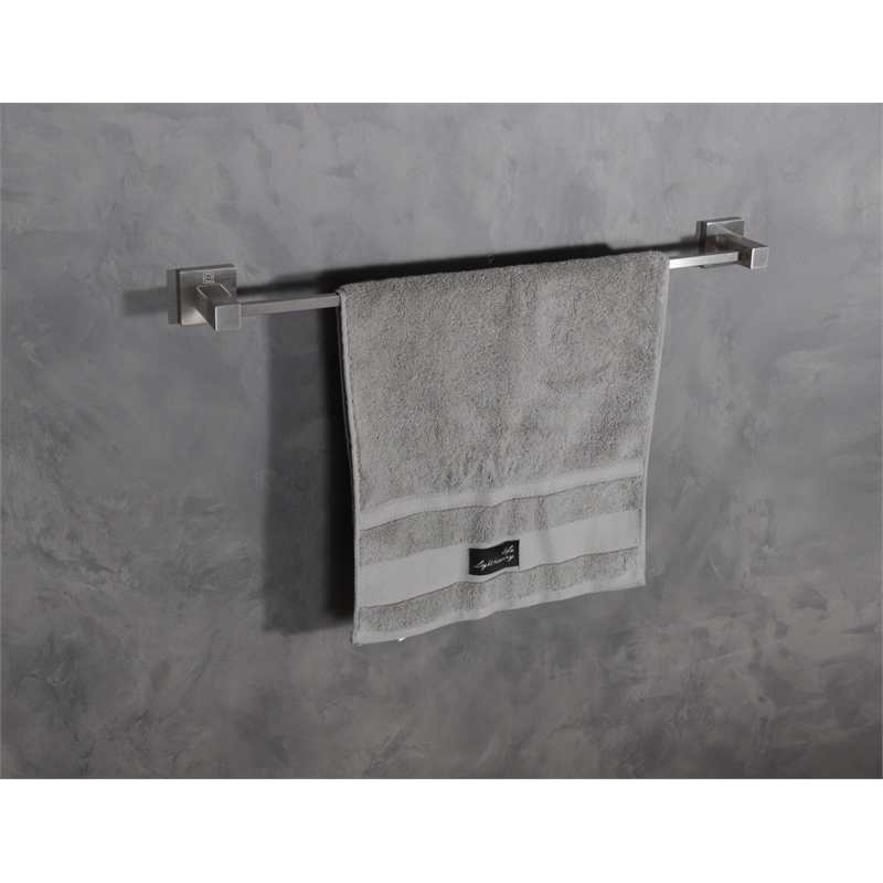 Pemberly Row 3-Pc Stainless Steel Bathroom Set in Brushed Nickel