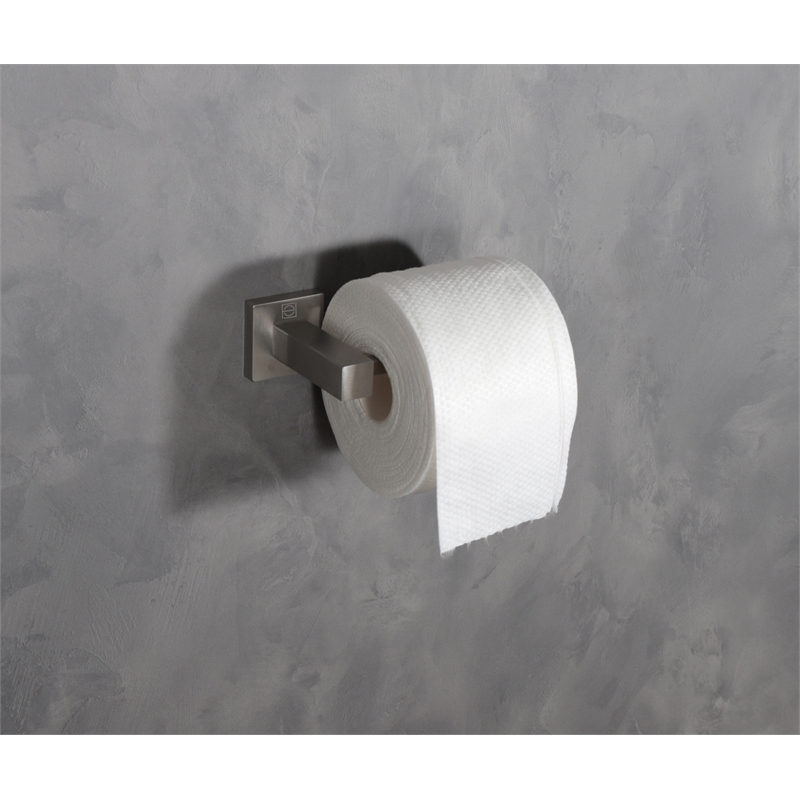 Pemberly Row 3-Pc Stainless Steel Bathroom Set in Brushed Nickel