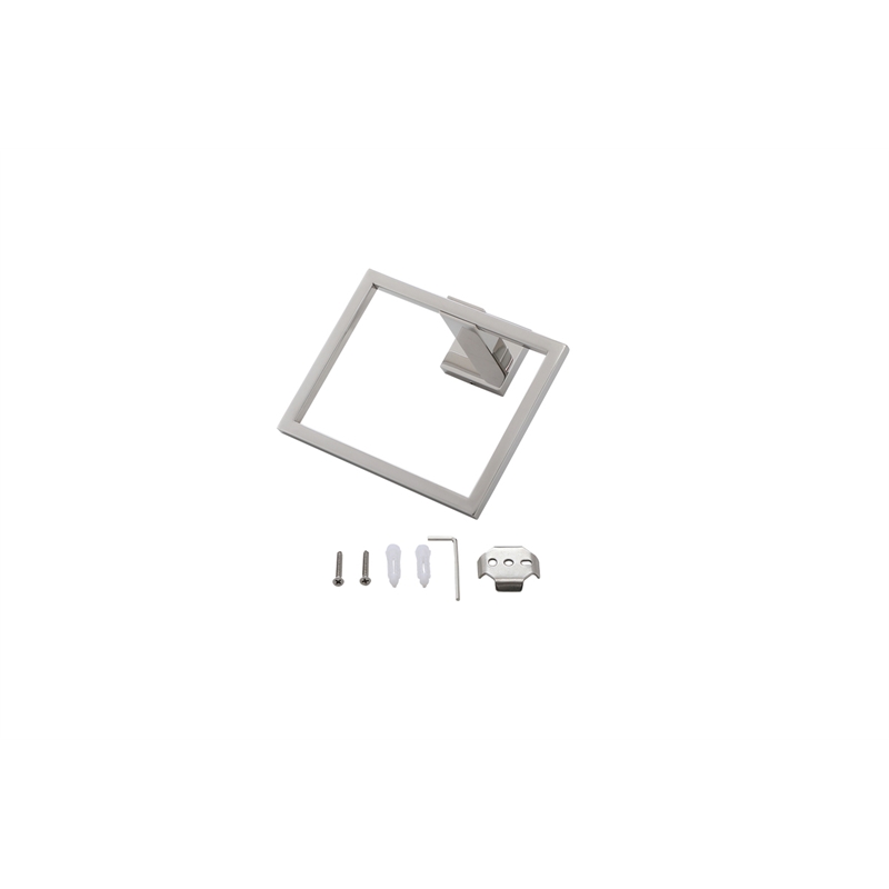 Pemberly Row 3-Pc Stainless Steel Bathroom Hardware Set in Chrome