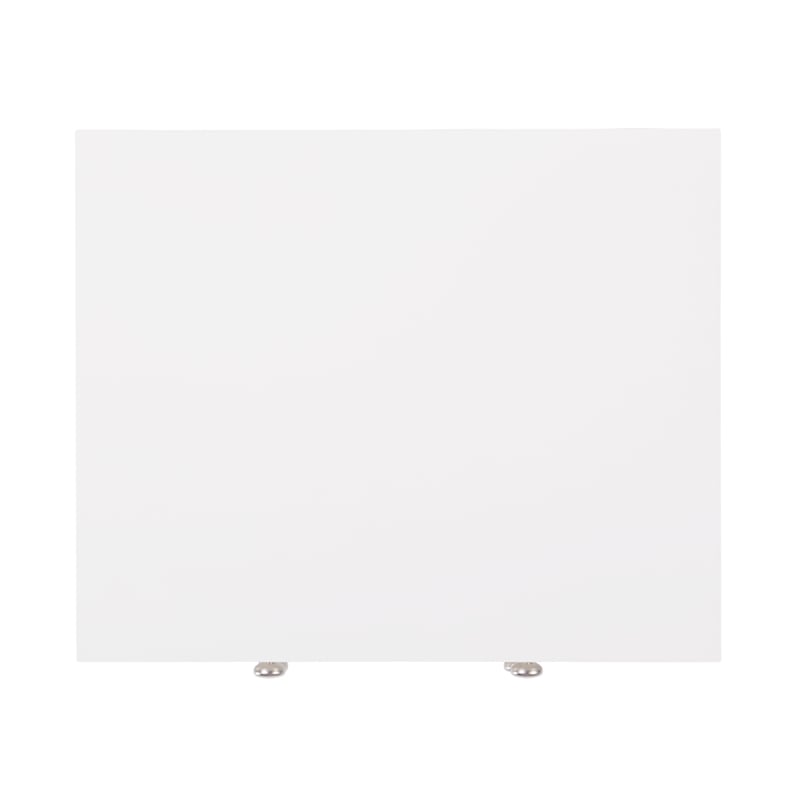 Pemberly Row 21 in. Wood 2 Drawer Nightstand with Open Shelf - White