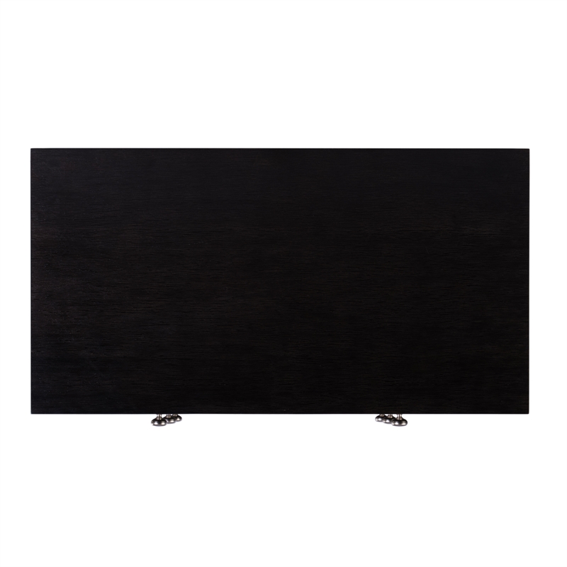 Pemberly Row 34 in. Rectangular Wood 3 Drawer Chest - Coffee Brown