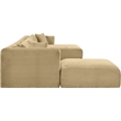 Pemberly Row 6-Piece Camel Corduroy Modular Sectional Sofa