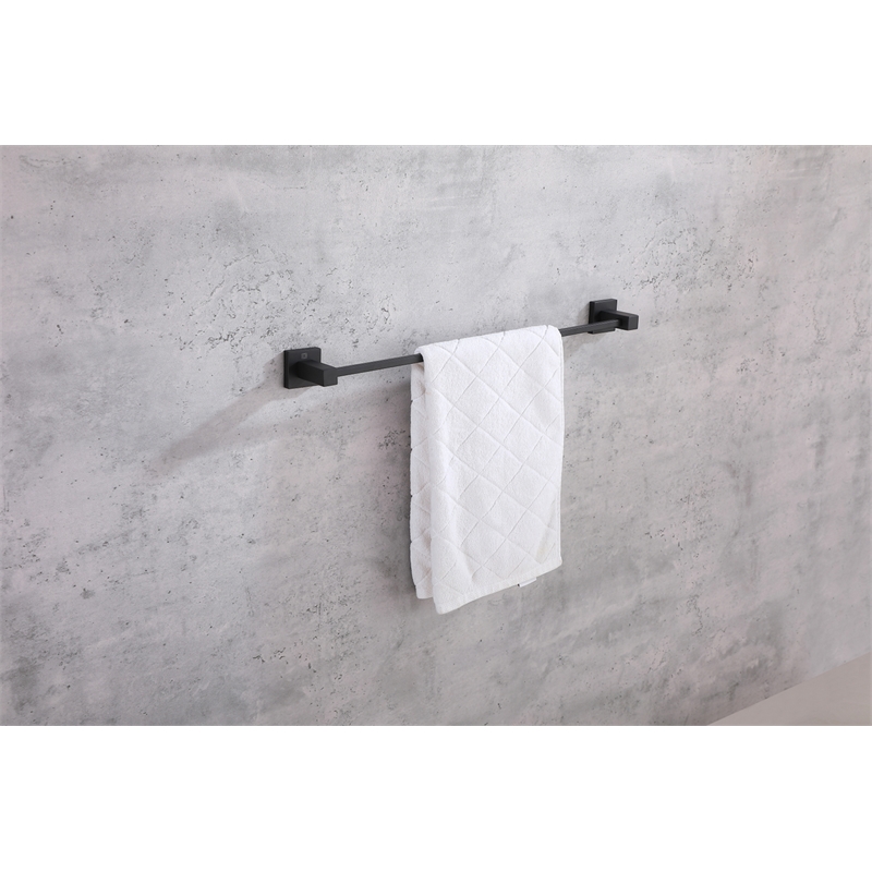 Pemberly Row 2-Pc Stainless Steel Hardware Set in Matte Black