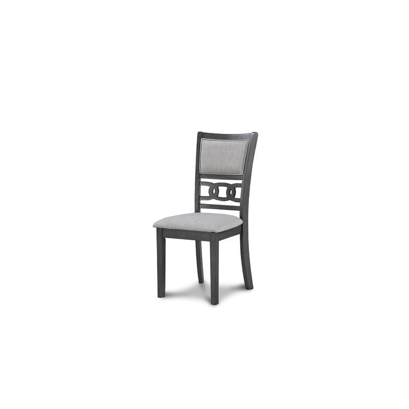 Pemberly Row 6-Piece Wood Dining Table Set with Gray Finish